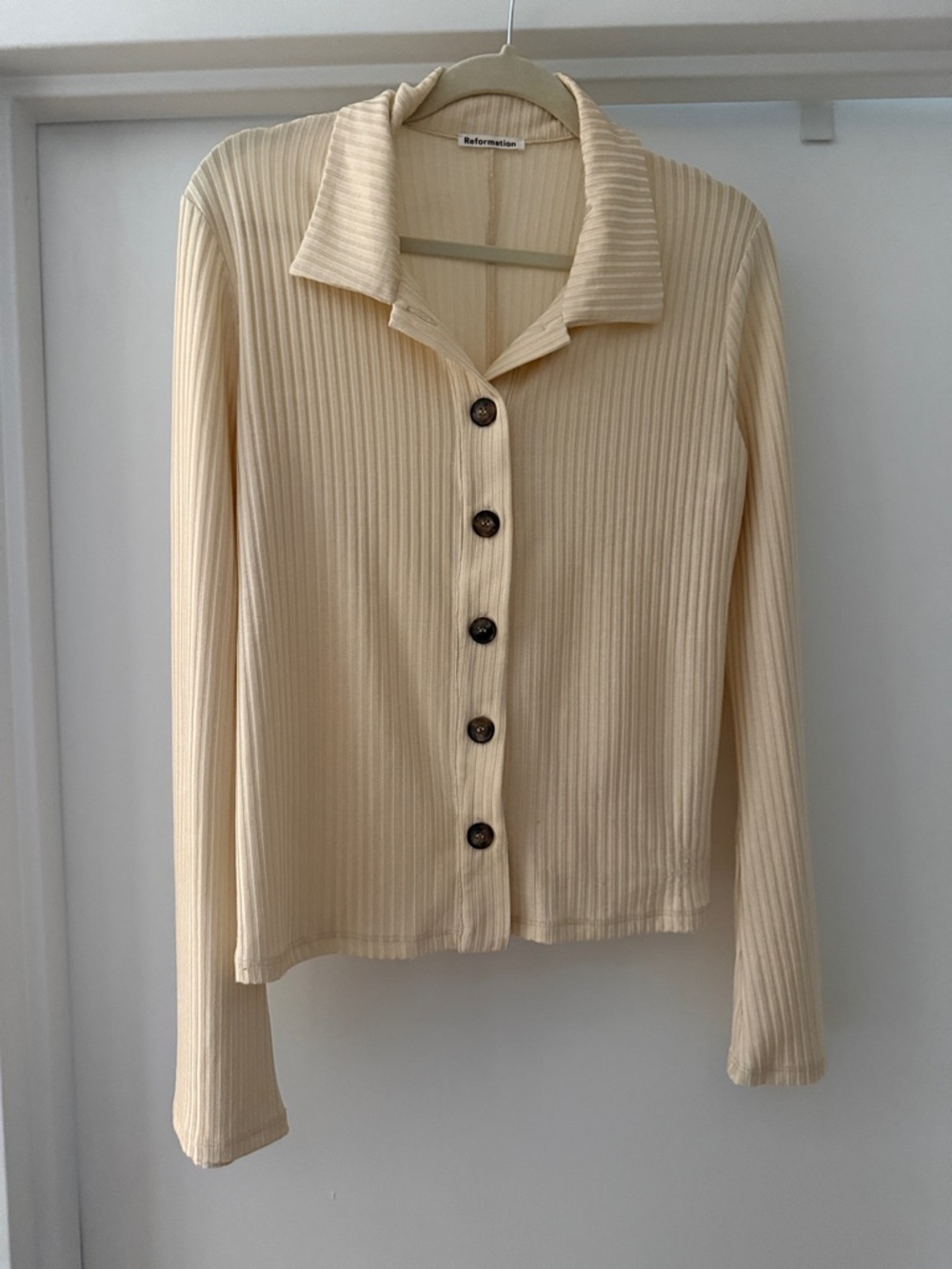 Reformation Button-Down Esmeray Top